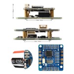 MATEK F405-VTOL Flight Controller Baro OSD Micr0SD Card Blackbox 2-6S LiPo ArduPilot INAV RC Multirotor Fixed-Wing Airplane UAV